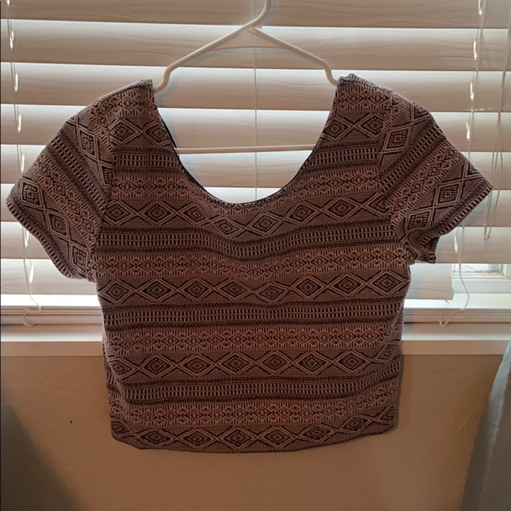 Pattern crop top - Picture 3 of 3